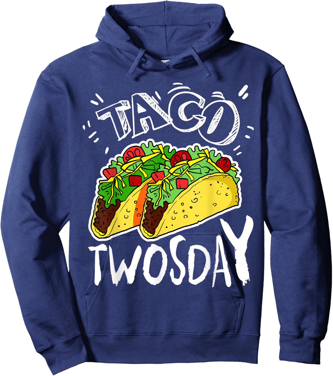 Taco Twosday Shirt 2 Two Year Old Boy Girl Birthday Gift Hoodie - Hoodie | Navy