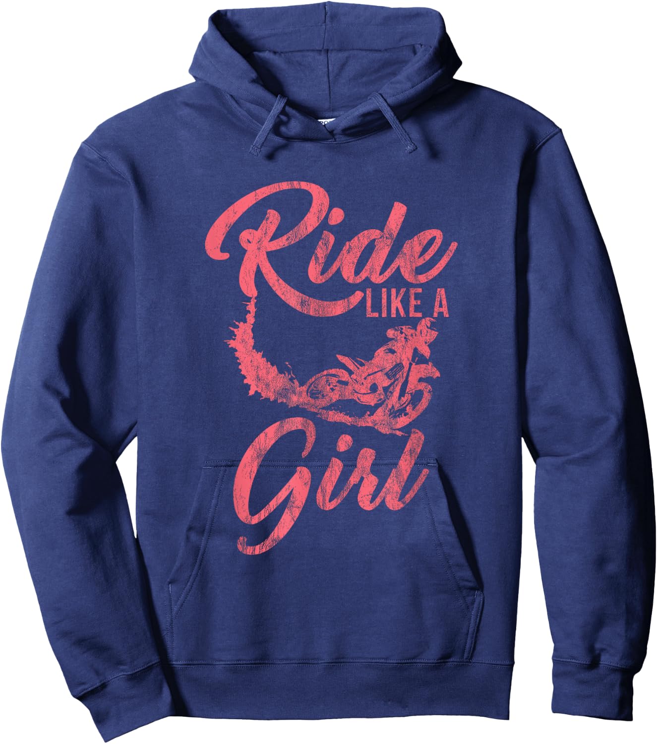 Motorcyclist Motorcycle Motorcycles Bike Biker Extreme Sports Hoodie - Hoodie | Navy