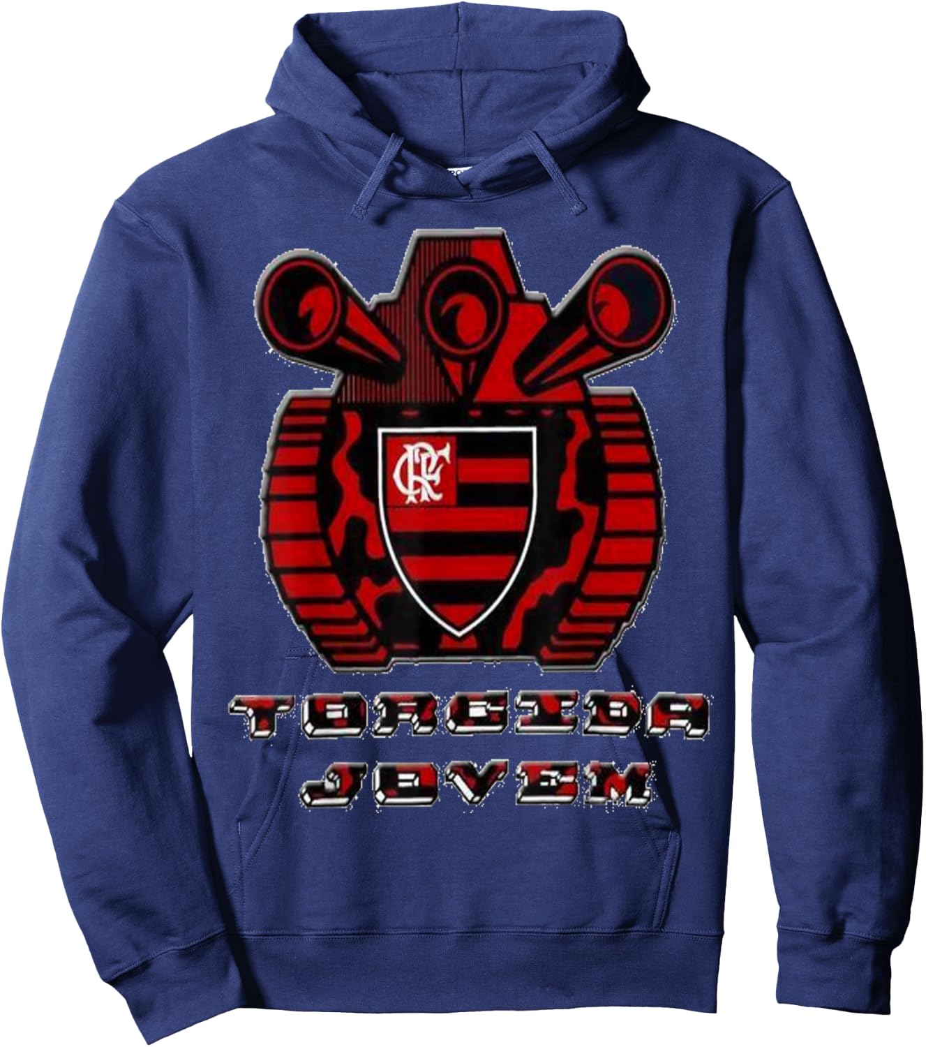 Camisa do Flamengo Camisa de torcida mengo Blusa Flamengo Hoodie - Hoodie | Navy