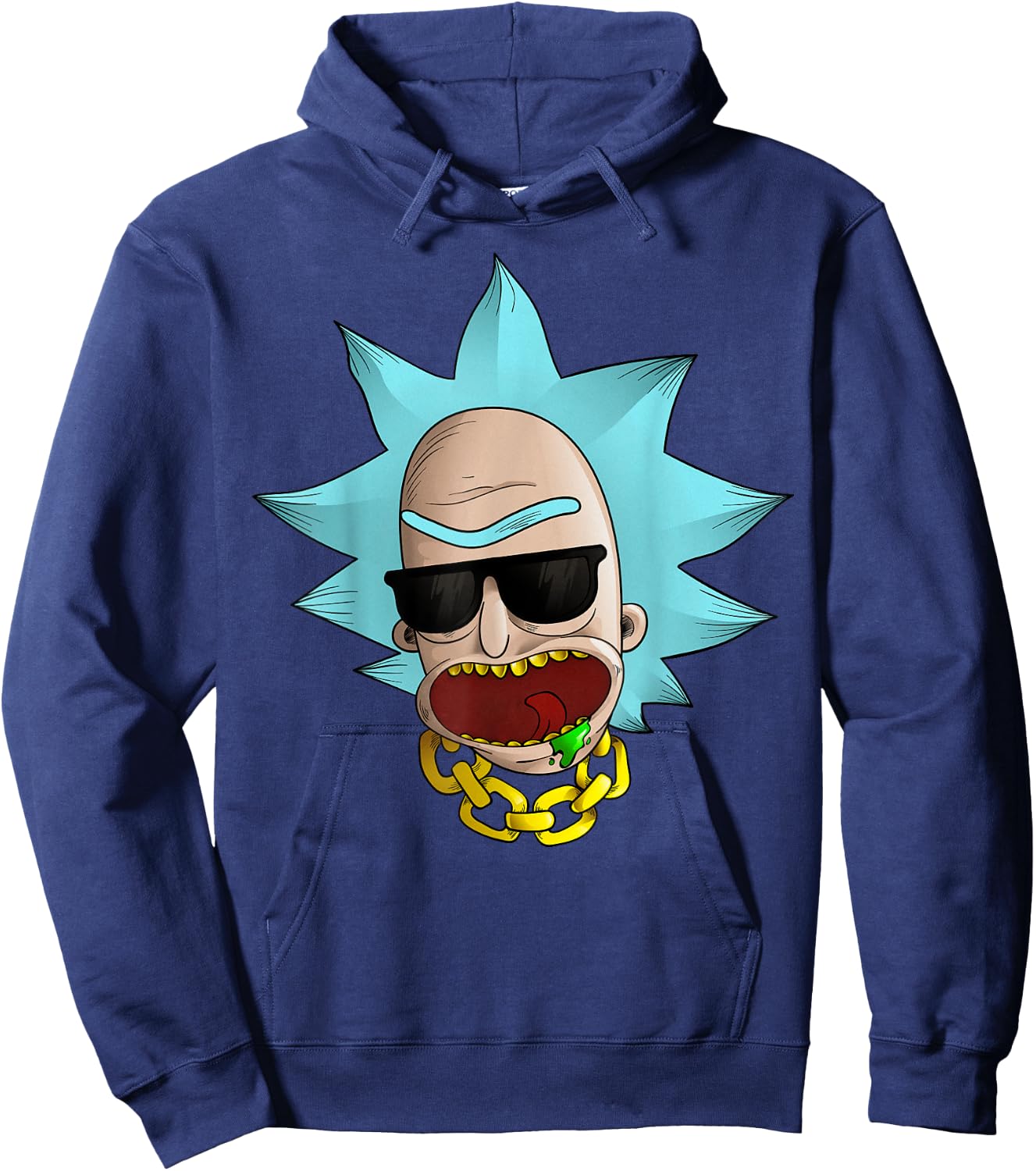 Mademark x Rick and Morty - Rick and Morty Shirt Cool Chained Reaction Hoodie - Hoodie | Navy