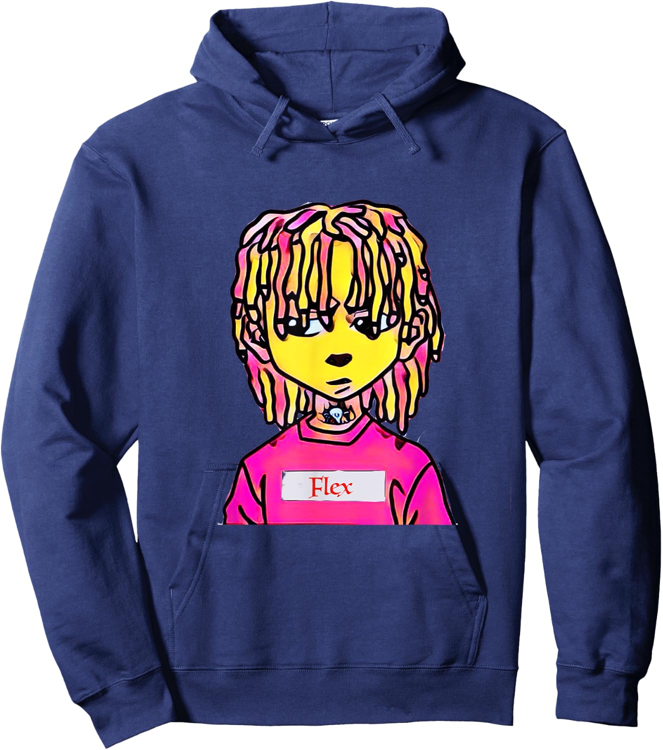 Lil and Big Cartoon Shirt Hoodie - Hoodie | Navy