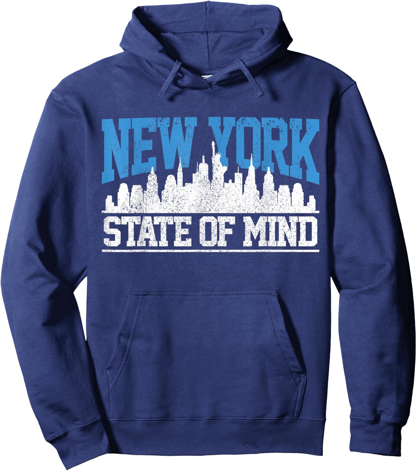 New York City Skyline NYC NY USA America Souvenir Gift Hoodie - Hoodie | Navy