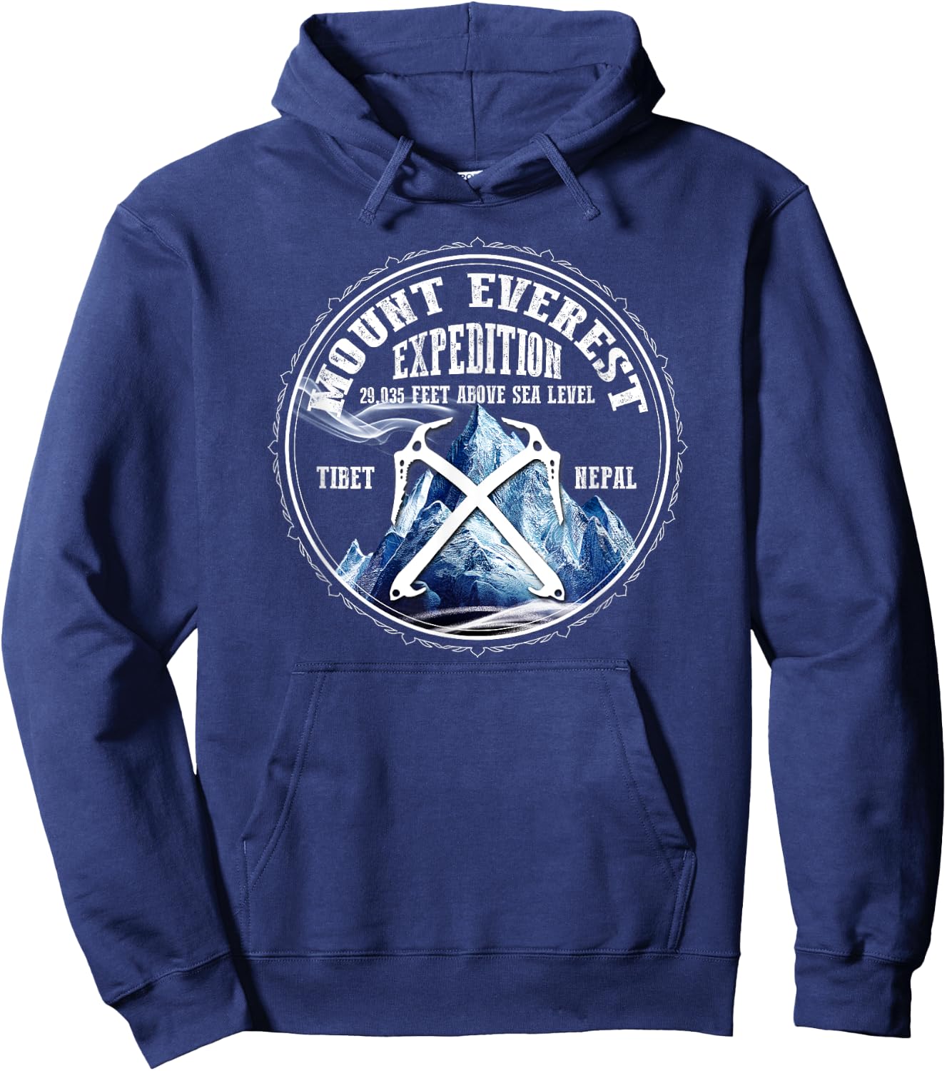 The Official "Mount Everest Expedition" Mt Everest Hoodie - Hoodie | Navy