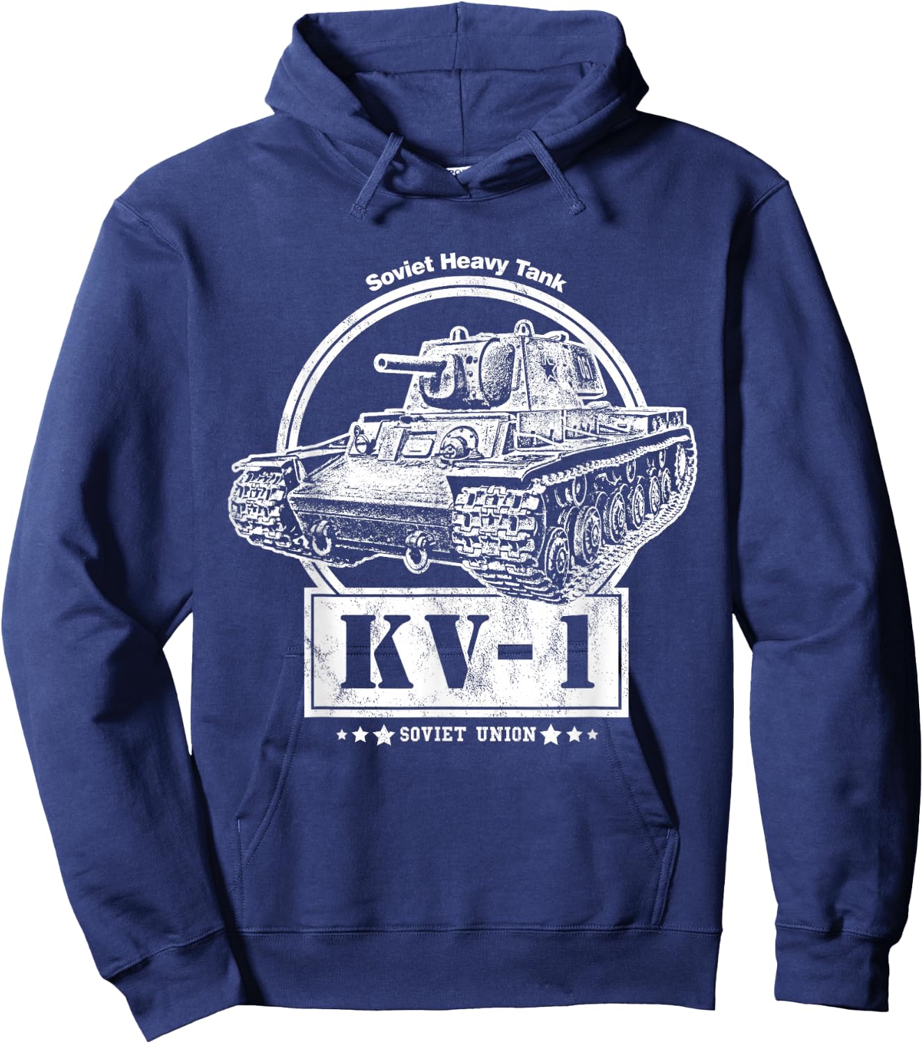KV-1 Heavy Tank - Soviet WW2 Tank Hoodie - Hoodie | Navy