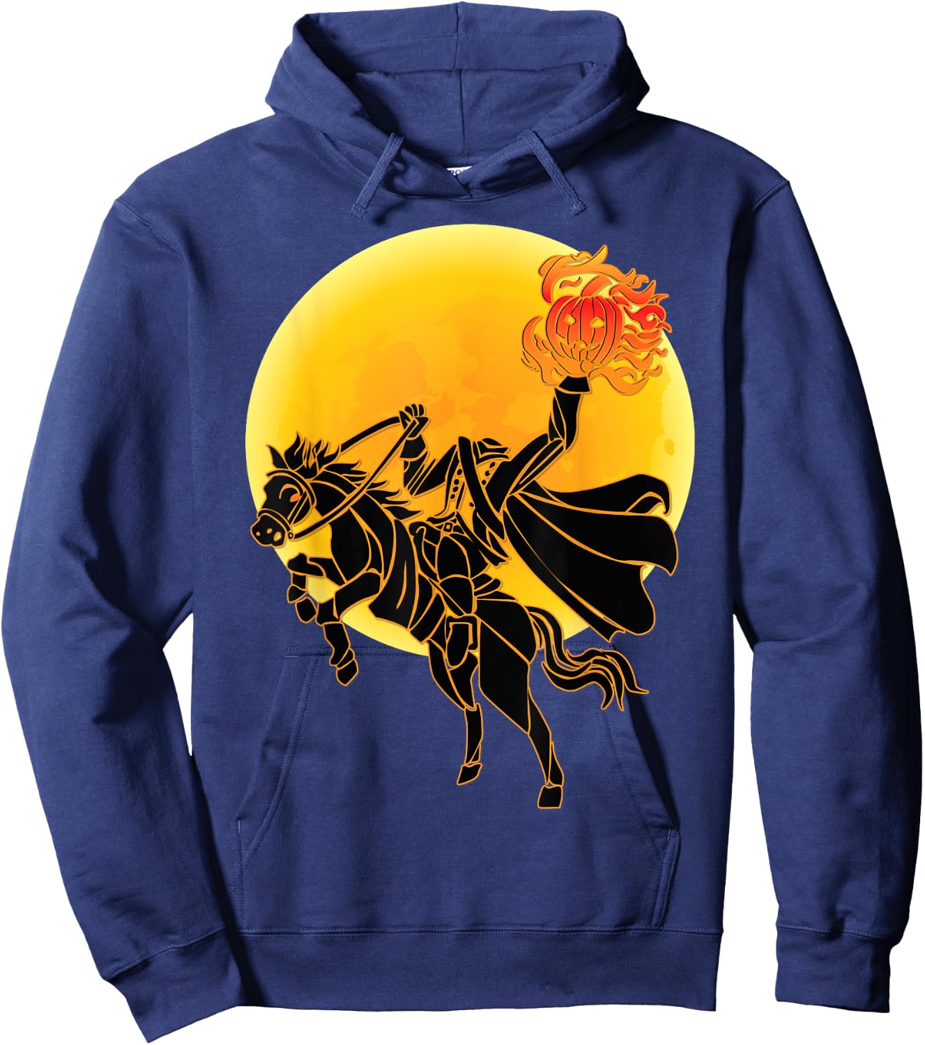 Headless Horseman Full Moon Hoodie - Hoodie | Navy