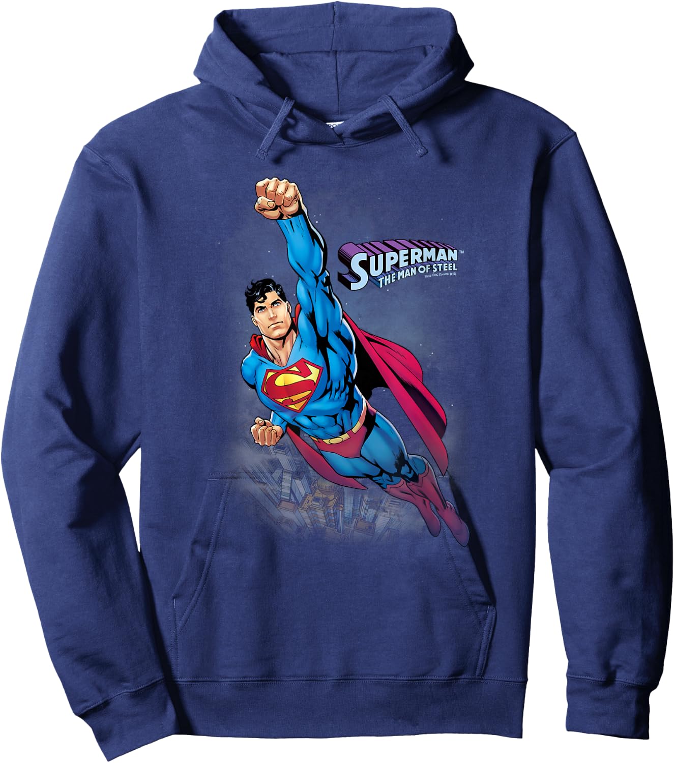 Superman Twilight Flight Hoodie - Hoodie | Navy