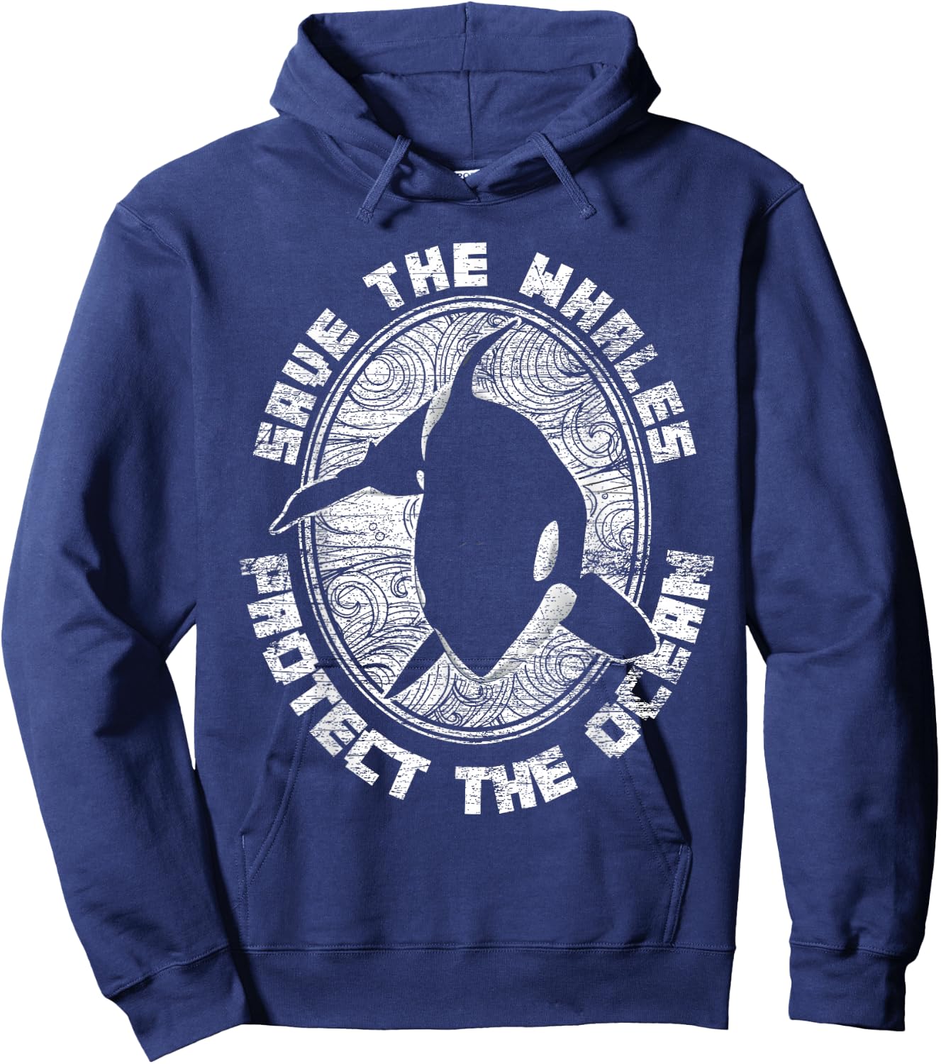 Animal Groomer Gift Ocean Killer Whale Hoodie - Hoodie | Navy