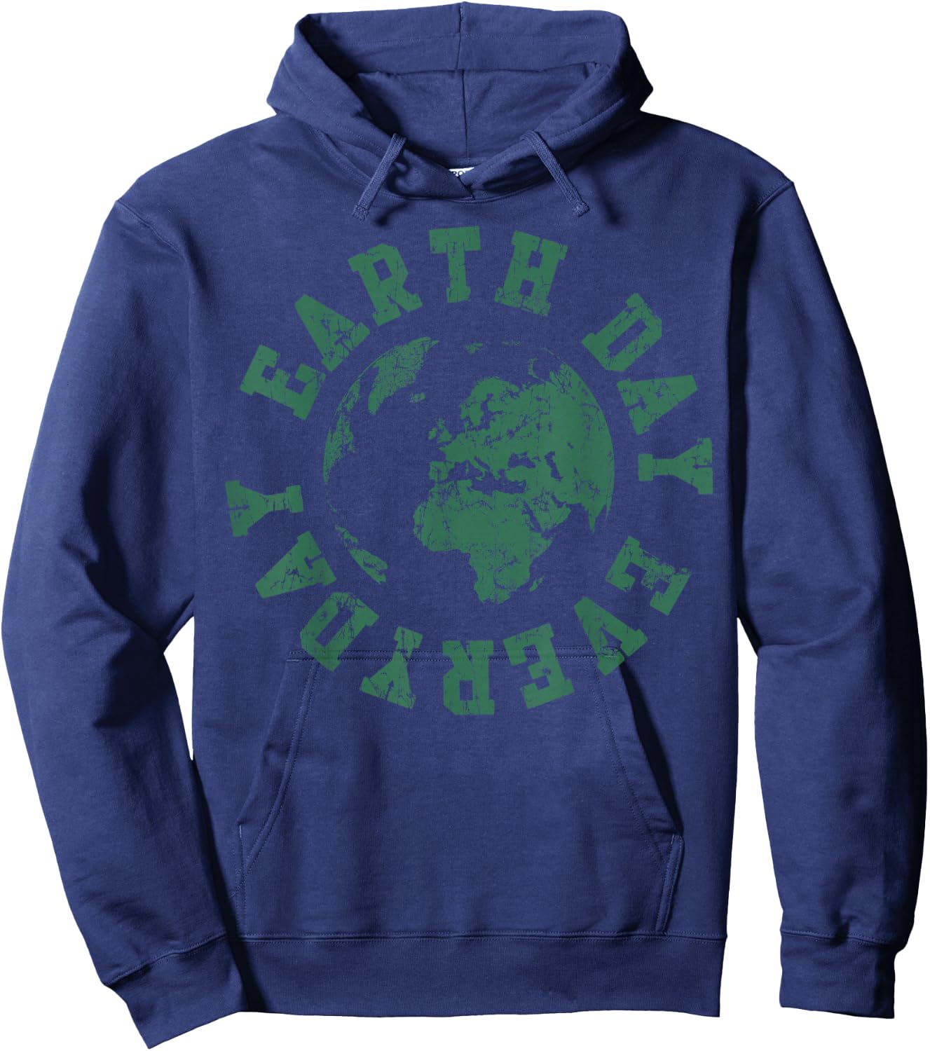 Earth Day Everyday Retro Environmental Hoodie - Hoodie | Navy