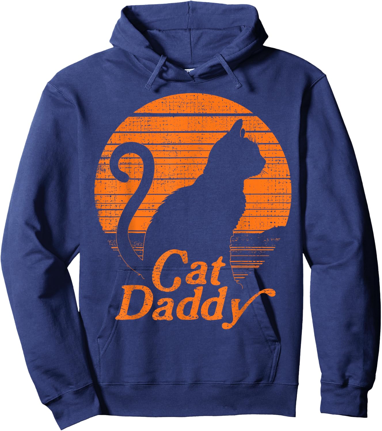 Cat Daddy Funny Cat Lover - Cat Dad Hoodie - Hoodie | Navy