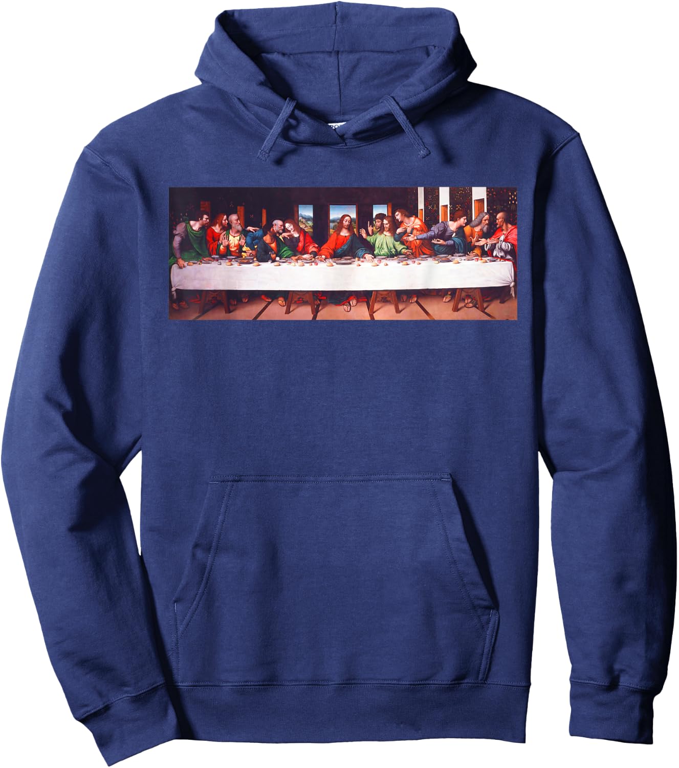 The Last Supper Christian Motives Hoodie - Hoodie | Navy