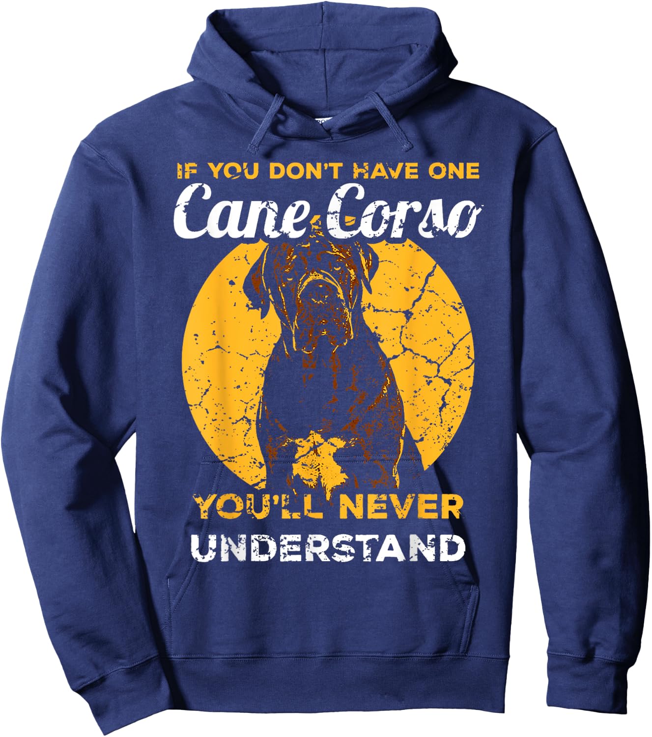 Cane Corso Italian Mastiff Head Dog Pet Men Women Hoodie - Hoodie | Navy