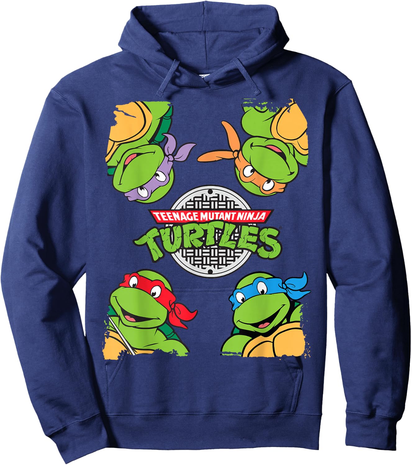 TMNT Four Corners Turtle Ninja Turtles Hoodie - Hoodie | Navy