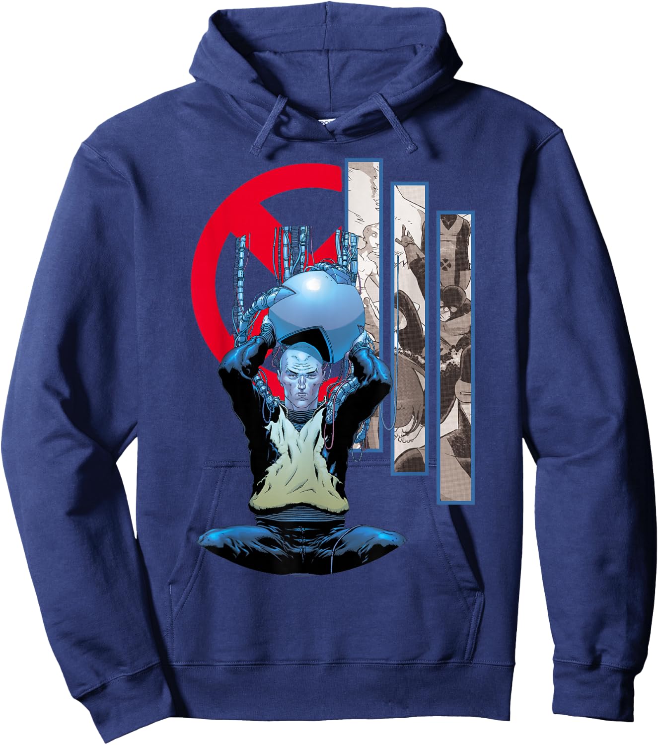 Marvel X-Men Professor X Charles Xavier Graphic Hoodie - Hoodie | Navy