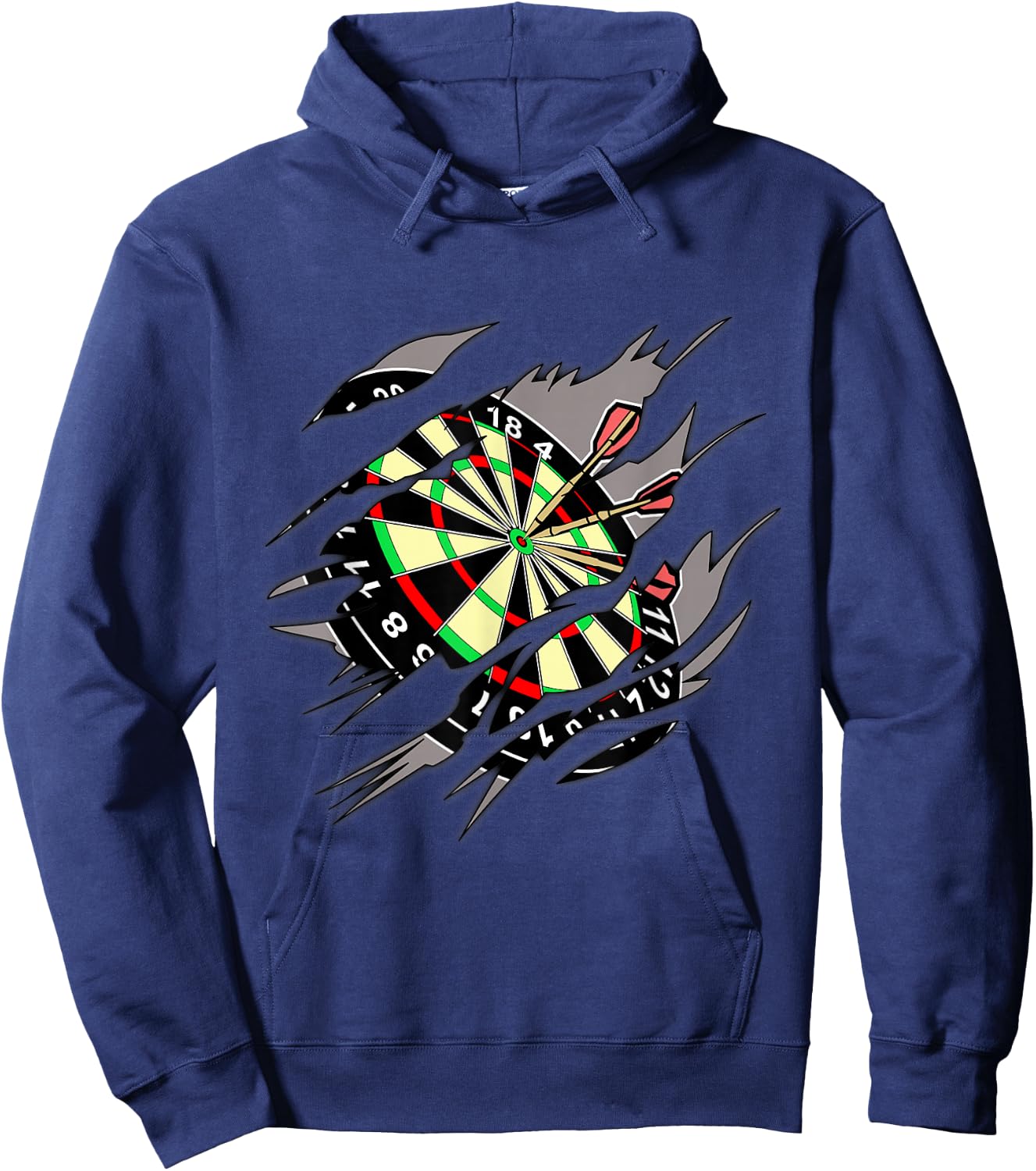 Dart Player Design With Cool Template Hoodie - Hoodie | Navy