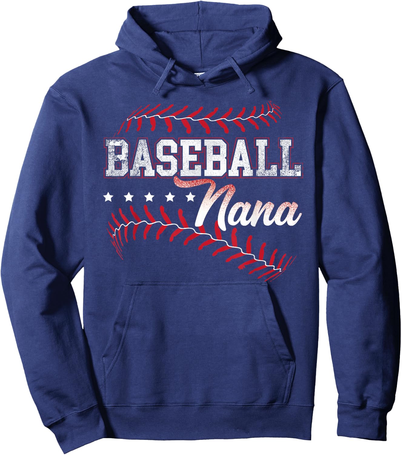 Baseball Nana Baseball Grandma Gift Shirts Hoodie - Hoodie | Navy