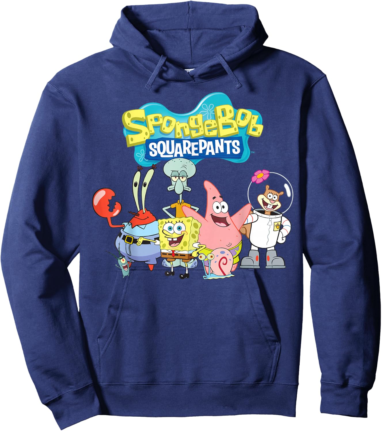 Spongebob Squarepants Friends Hoodie - Hoodie | Navy