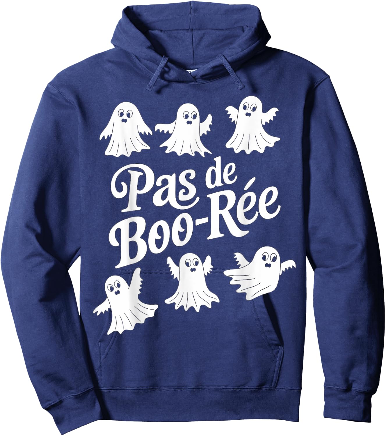 Pas De Boo-Ree Ballet Ghosts Halloween Dancer Hoodie - Hoodie | Navy