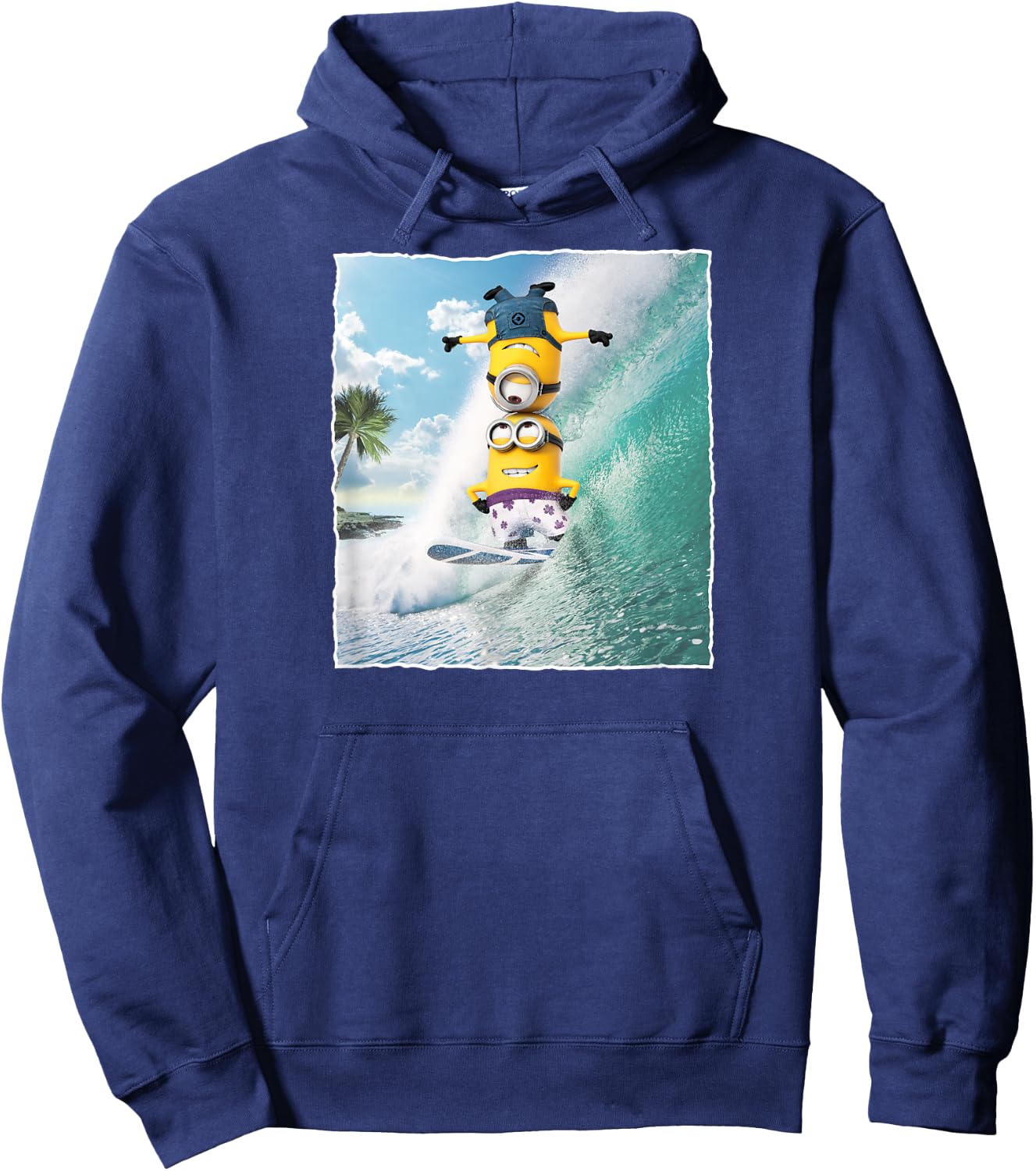 Despicable Me Minions Dave And Stuart Surf Graphic Hoodie - Hoodie | Navy