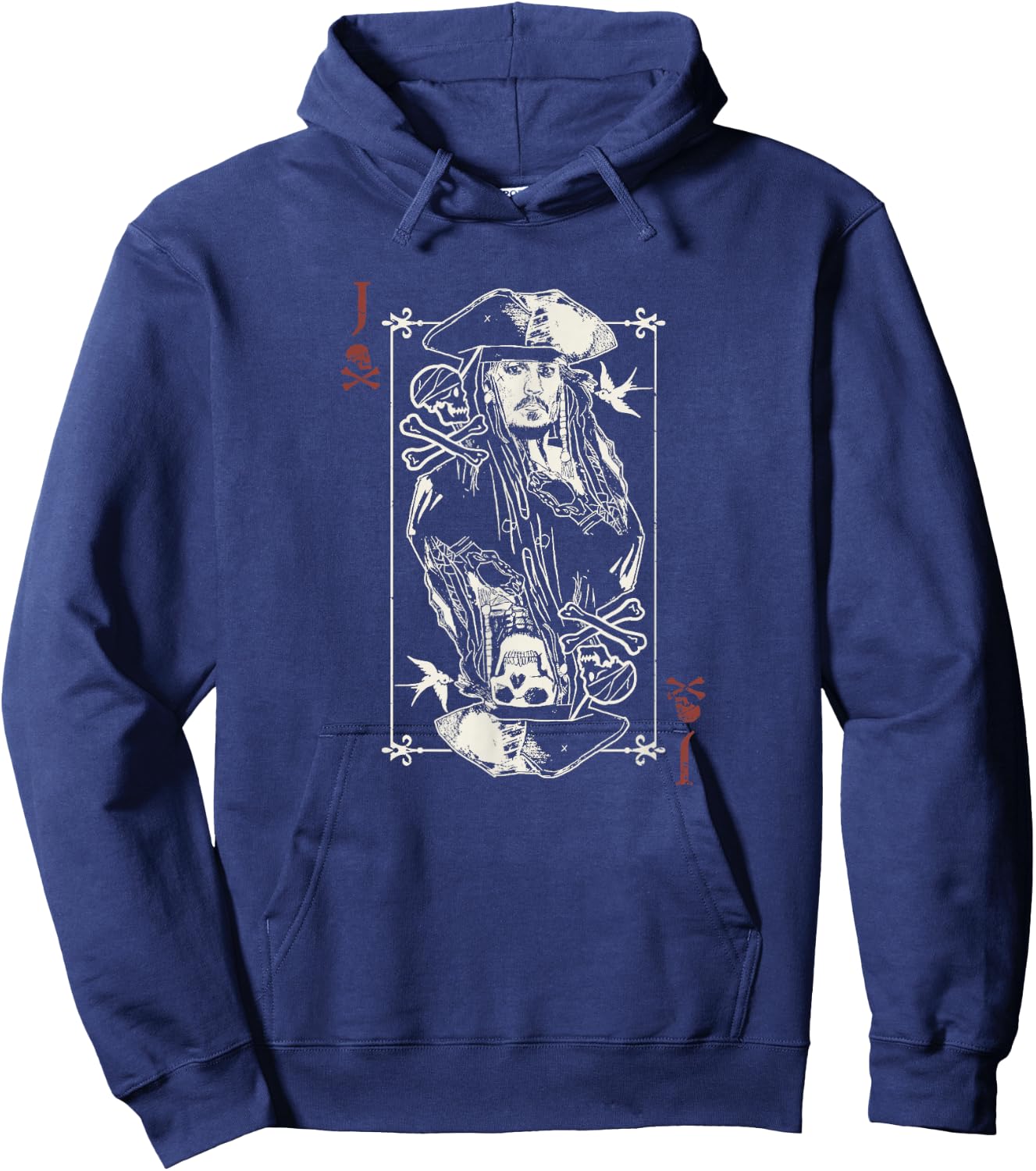 Pirates of The Caribbean - Jack Sparrow Hoodie - Hoodie | Navy