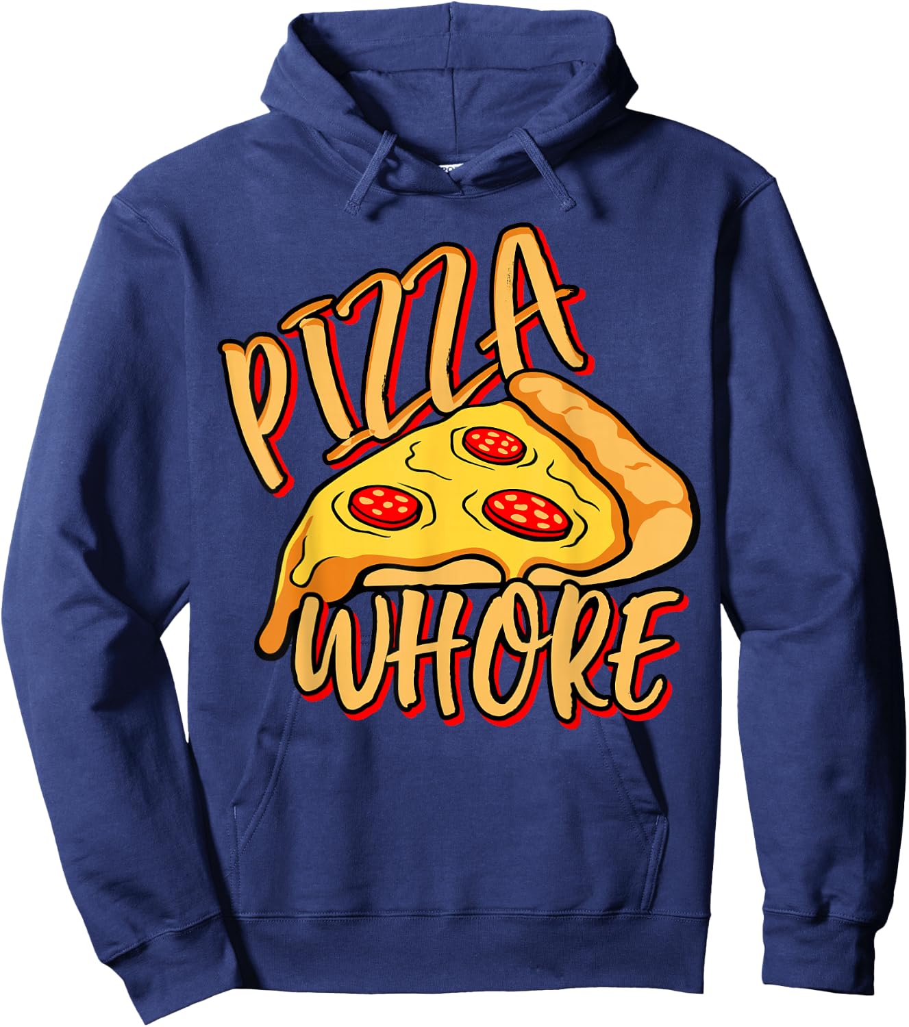 Pizza Whore Apparel Hoodie - Hoodie | Navy