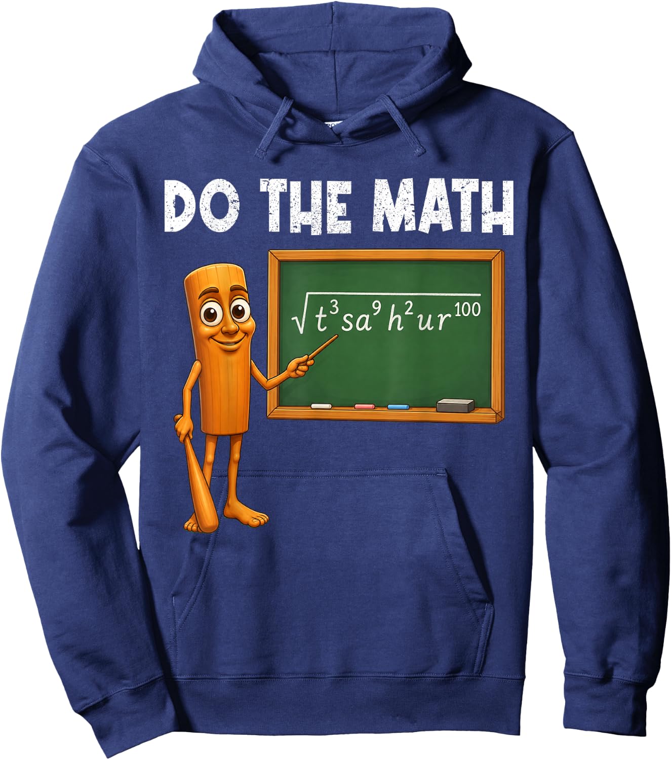 Do The Math Teacher Triple T Sahur Funny Brainrot Meme Hoodie - Hoodie | Navy