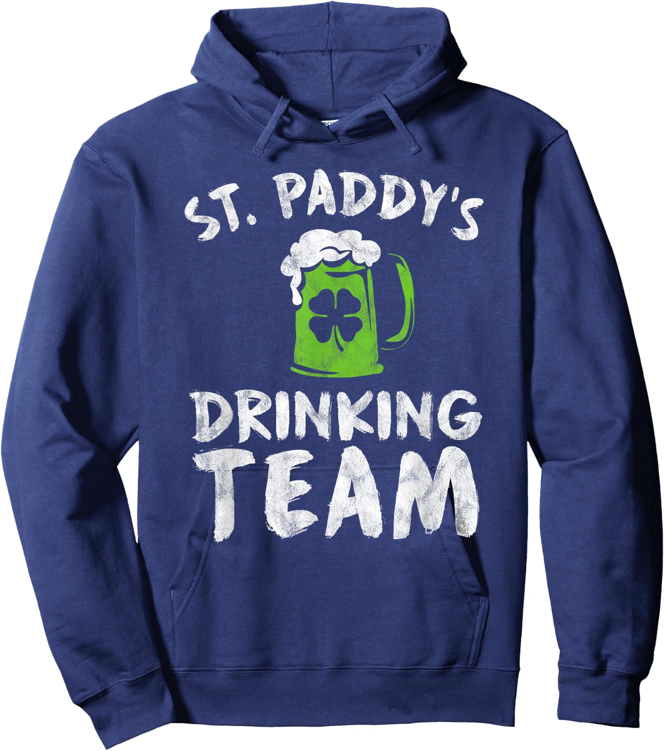 St Patrick's Day Drinking Team Shirt Men Group Squad Hoodie - Hoodie | Navy