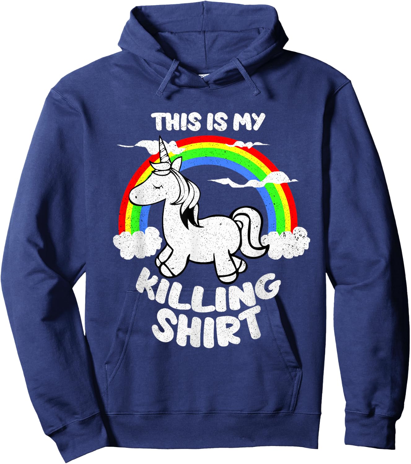 This Is My Killing Unicorn Hoodie - Hoodie | Navy