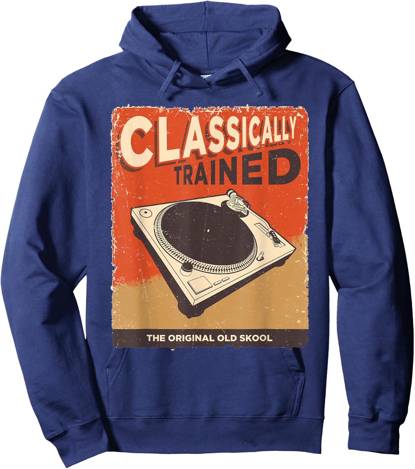 Classically Trained 1210 1200 - Turntable Hoodie - Hoodie | Navy
