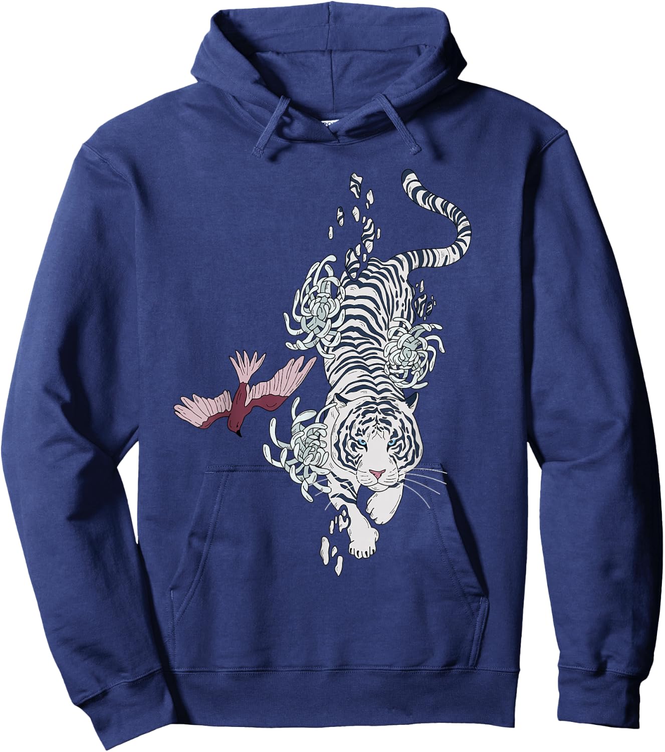 Unique Japanese spirit Tiger | My spirit Animal Hoodie - Hoodie | Navy