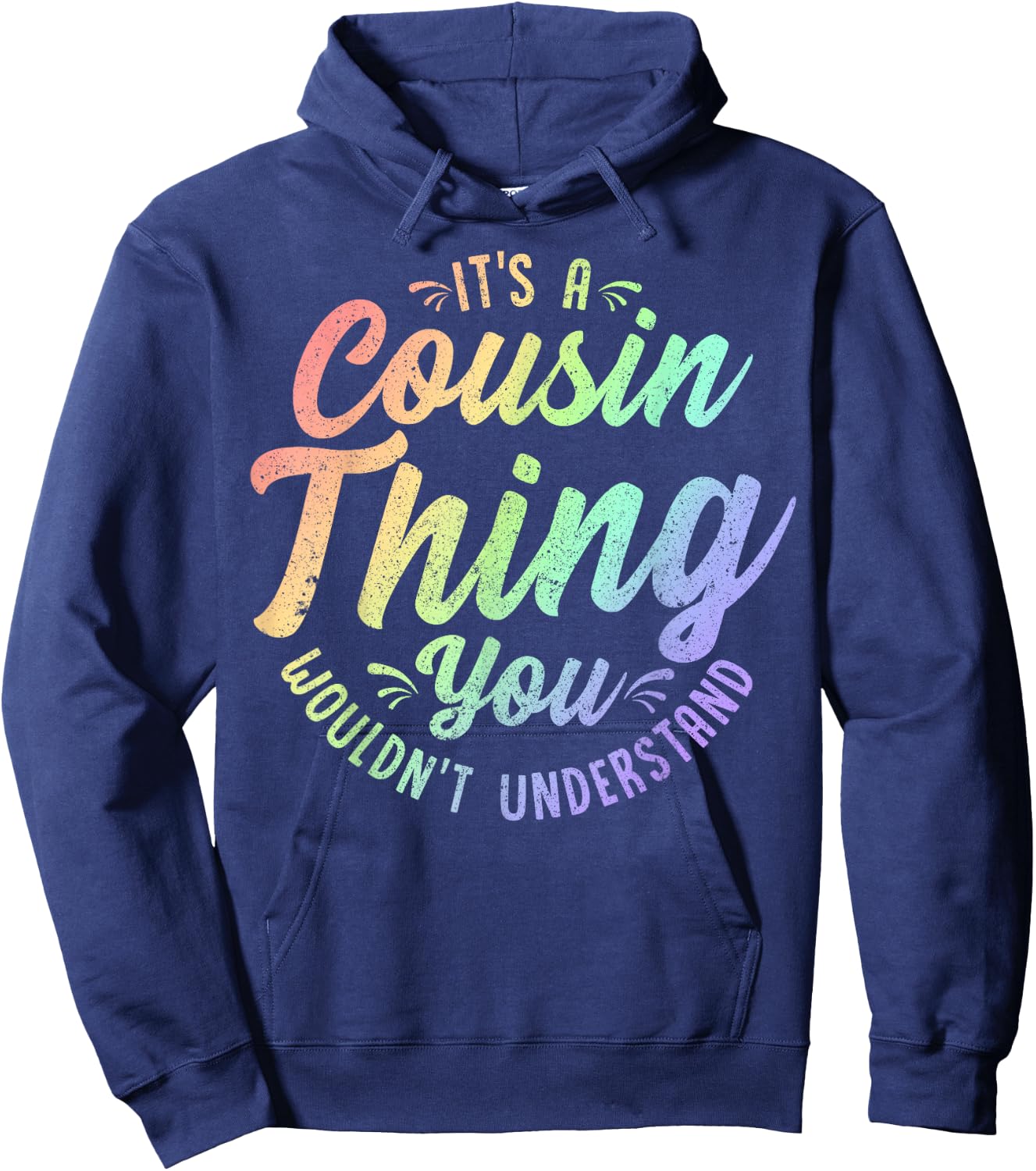 Crazy Cousin Thing Matching Group Family Crew Reunion Art Hoodie - Hoodie | Navy