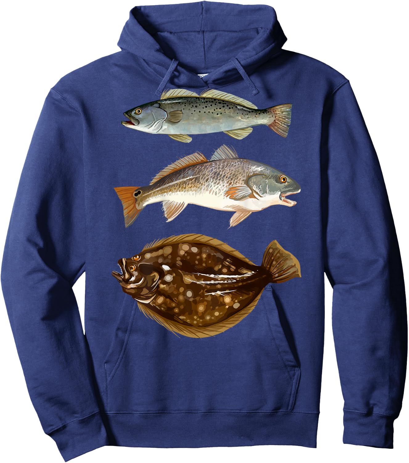 Texas Slam | Florida Slam | Carolina Slam Fishing Hoodie - Hoodie | Navy