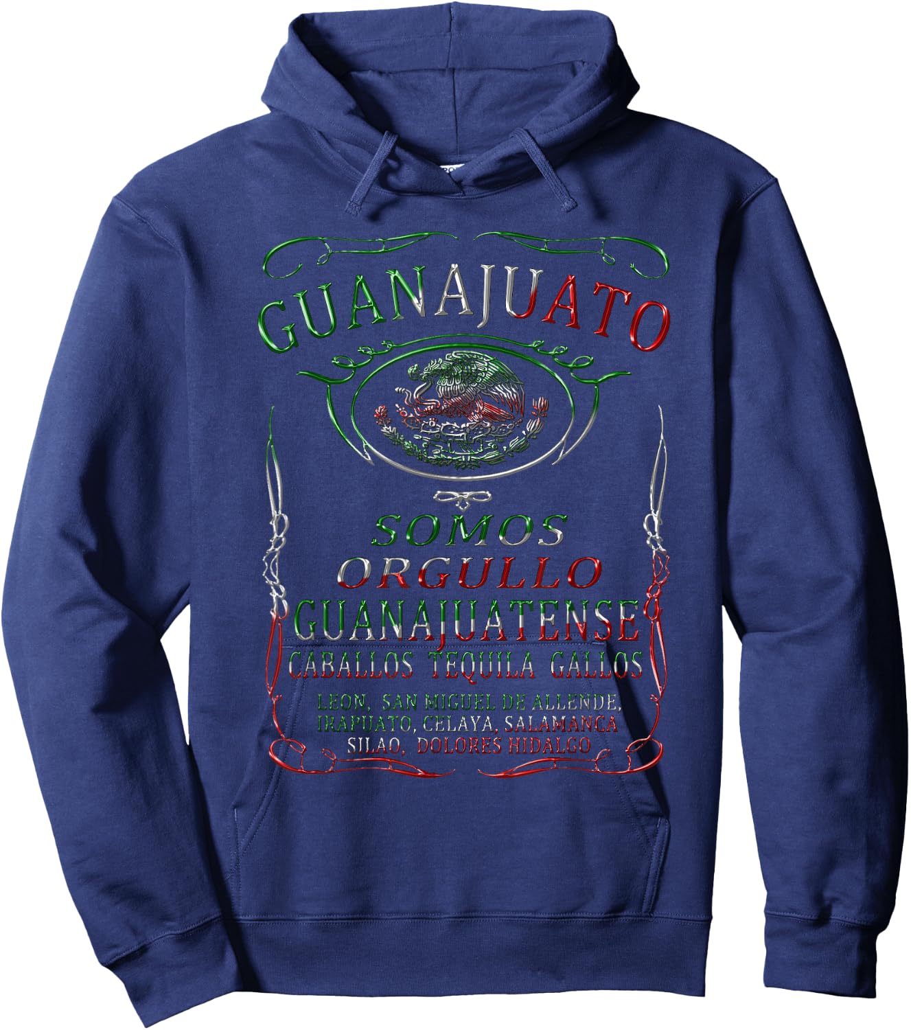 Guanajuato mexican t shirt Hoodie - Hoodie | Navy