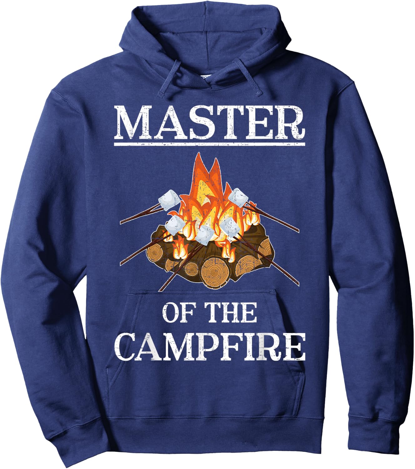 Master of the Campfire Camping Hoodie - Hoodie | Navy