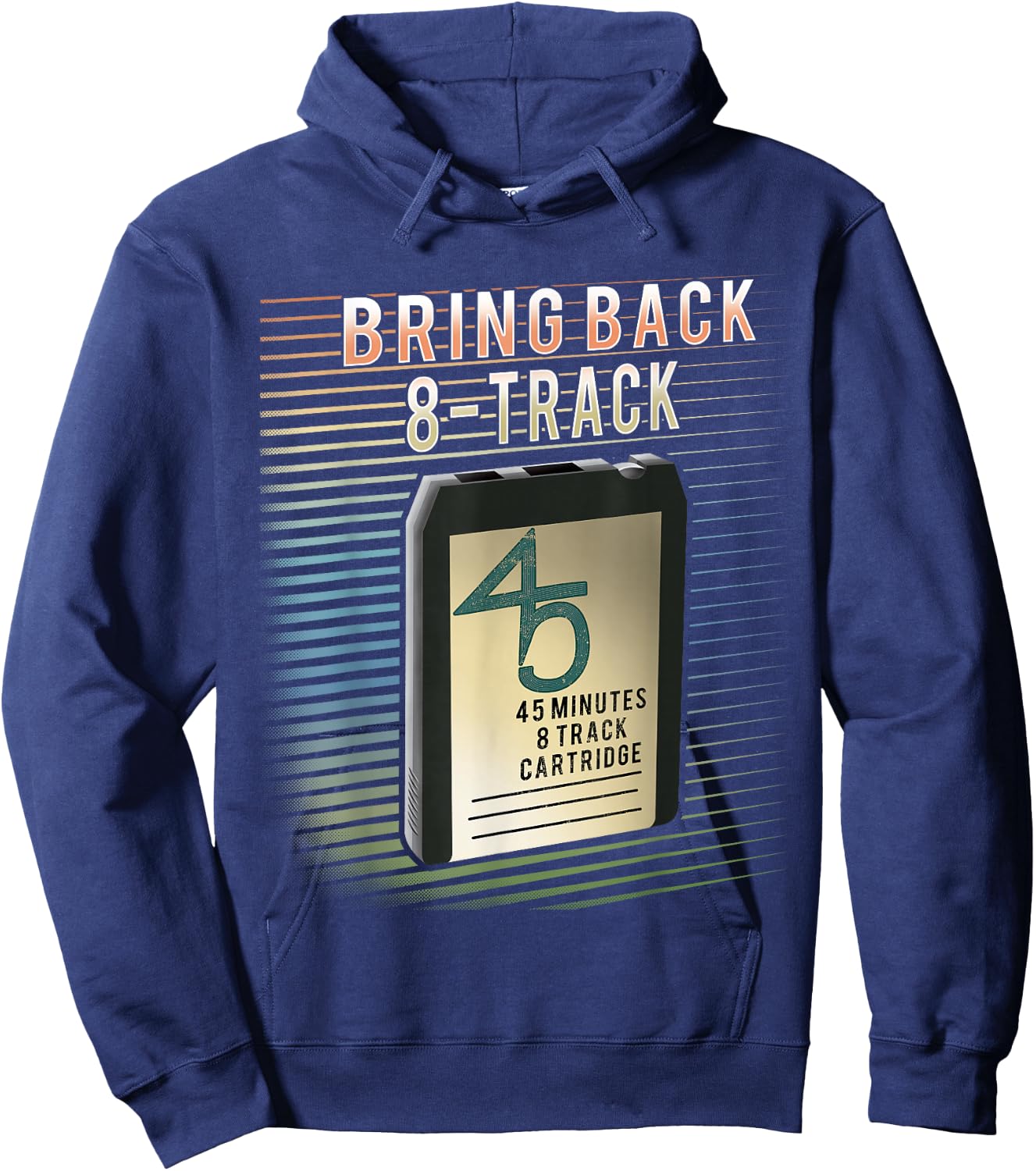 Bring Back 8 Track tape Hoodie - Hoodie | Navy