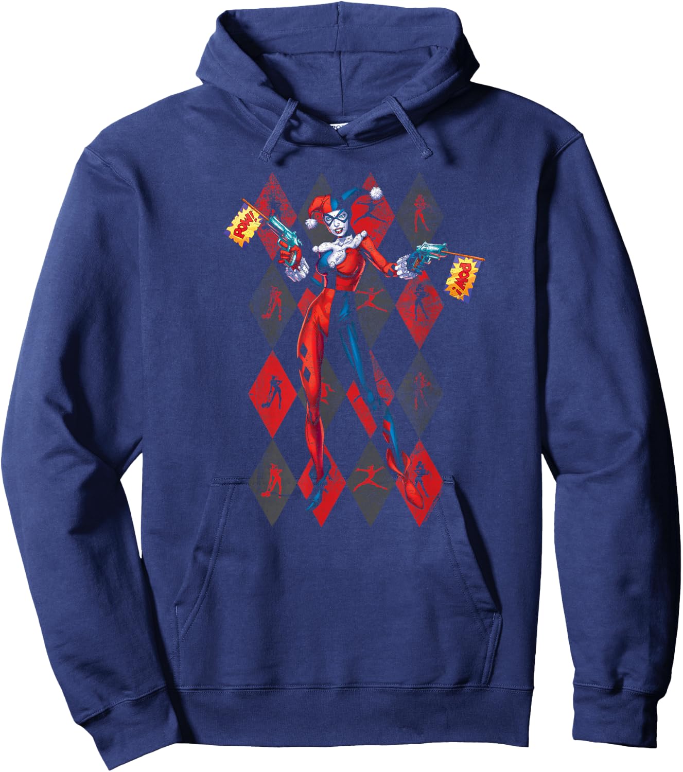 Harley Quinn Pow Pow Hoodie - Hoodie | Navy