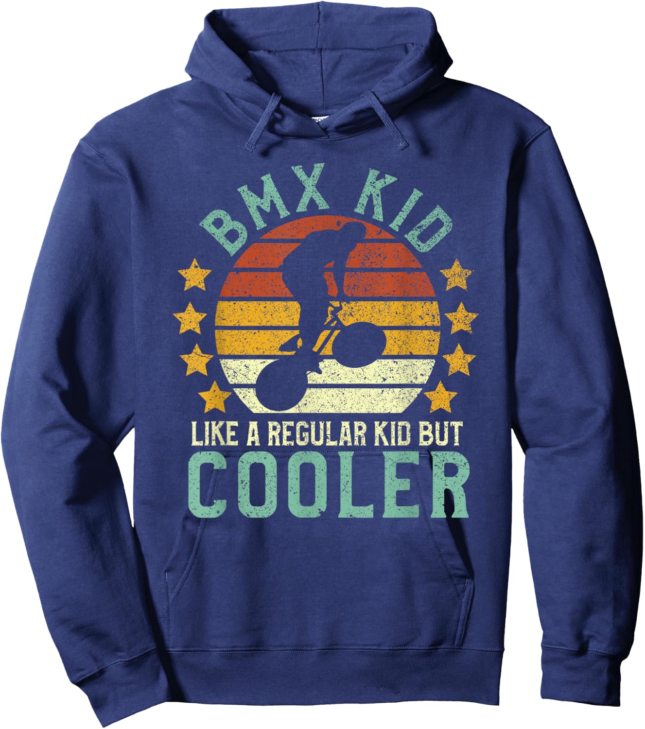 BMX Kid | Funny BMX Trick Freestyle Bike Rider Gift Hoodie - Hoodie | Navy