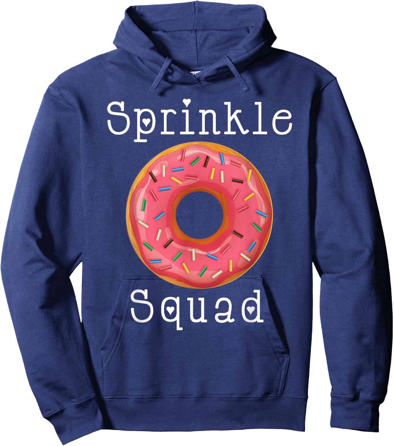 Donut Sprinkle Squad and Girls Matching Group Hoodie - Hoodie | Navy