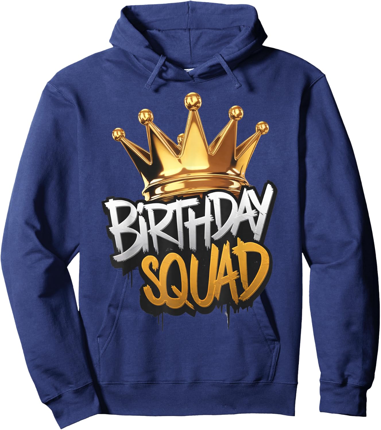 Family Birthday Squad Matching Design Celebrate Bday Party Hoodie - Hoodie | Navy