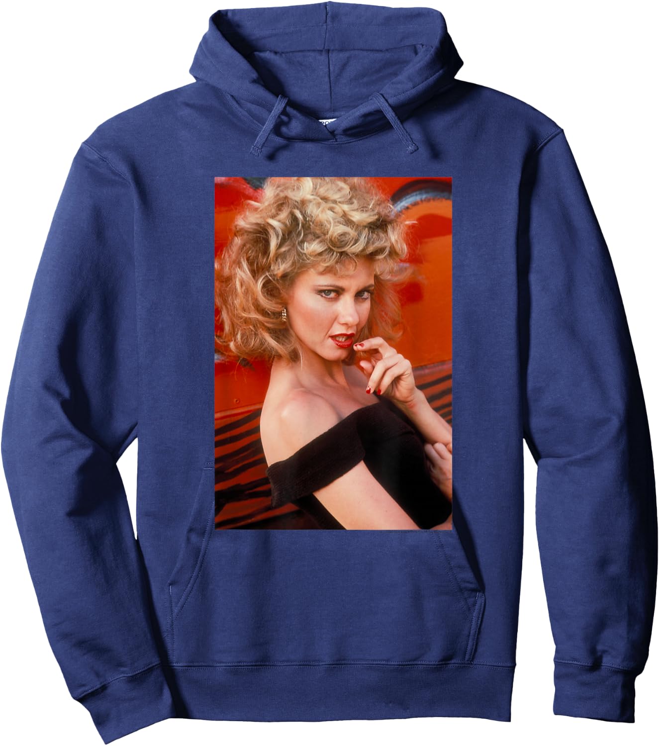 Grease Sandy Black Dress Photo Retro Movie Hoodie - Hoodie | Navy