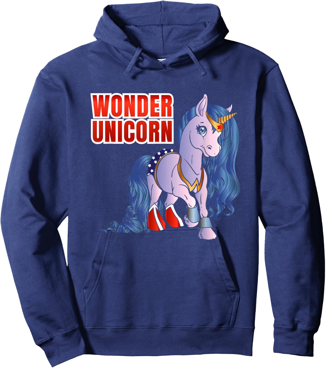 Wonder Unicorn Hoodie - Hoodie | Navy