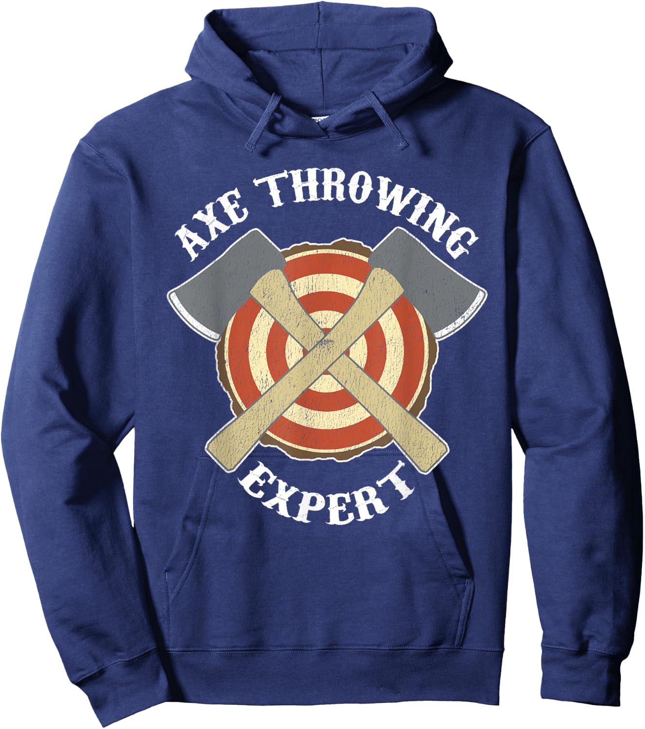 Axe Throwing Expert T Shirt Hoodie - Hoodie | Navy