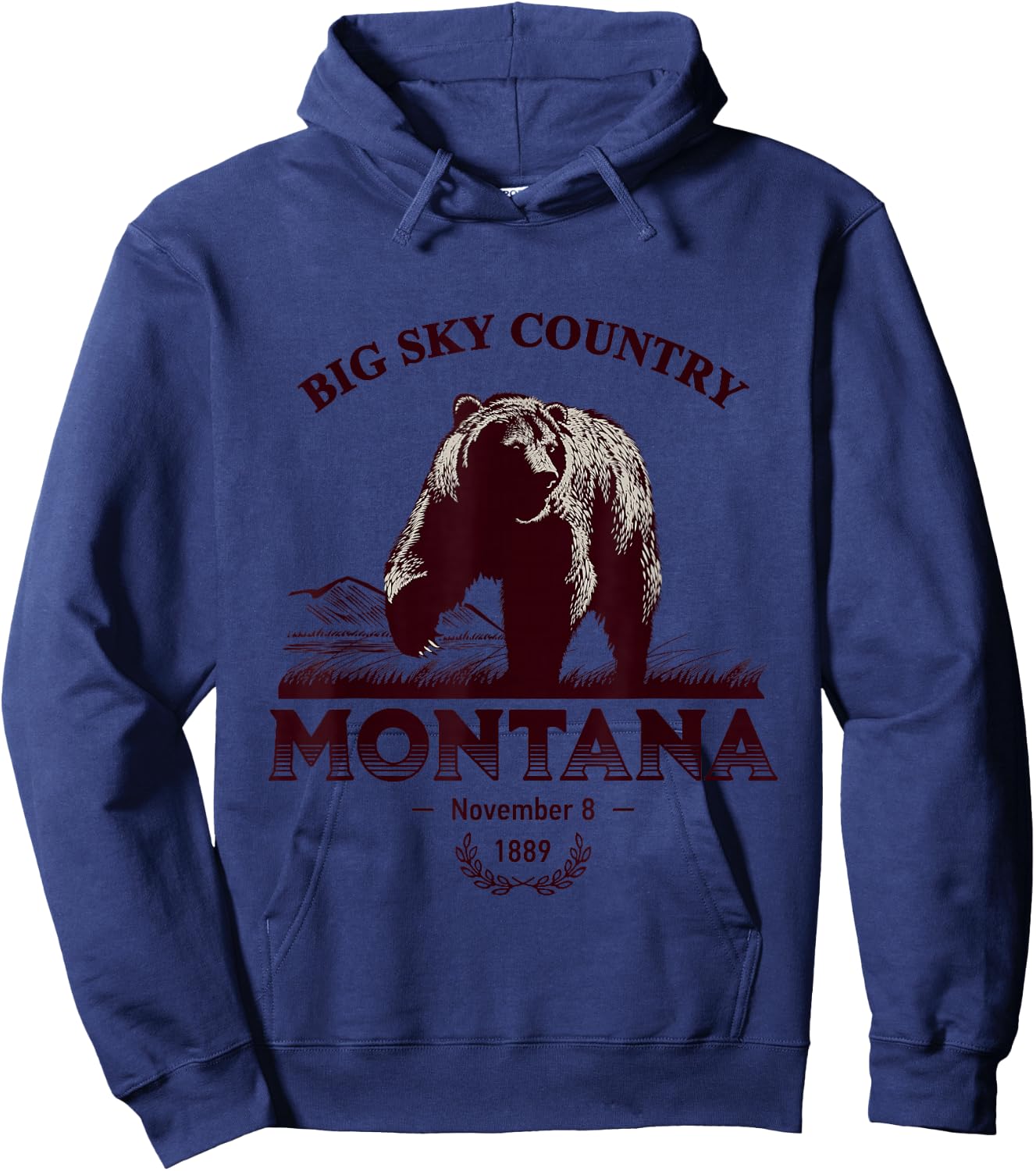 Montana State - Big Sky Country Hoodie - Hoodie | Navy