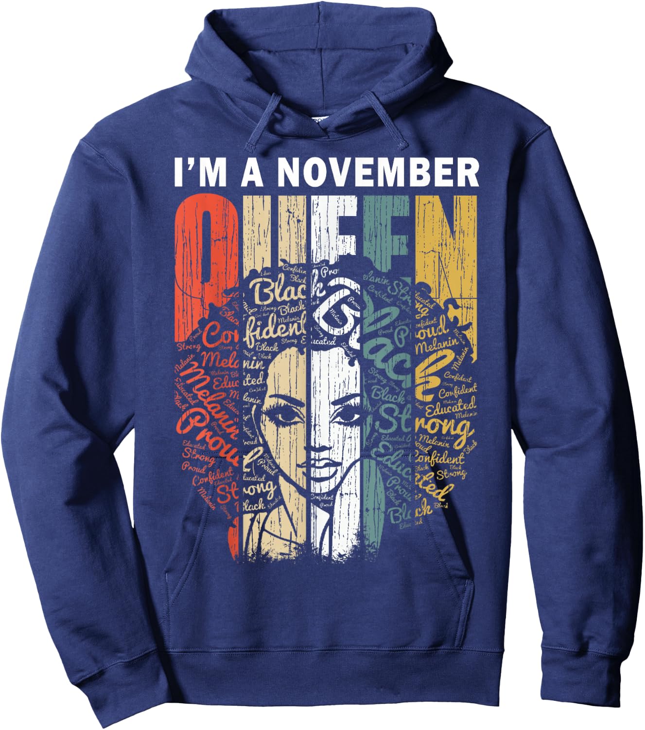 November Queen Shirts Zodiac Sagittarius & Scorpio Hoodie - Hoodie | Navy