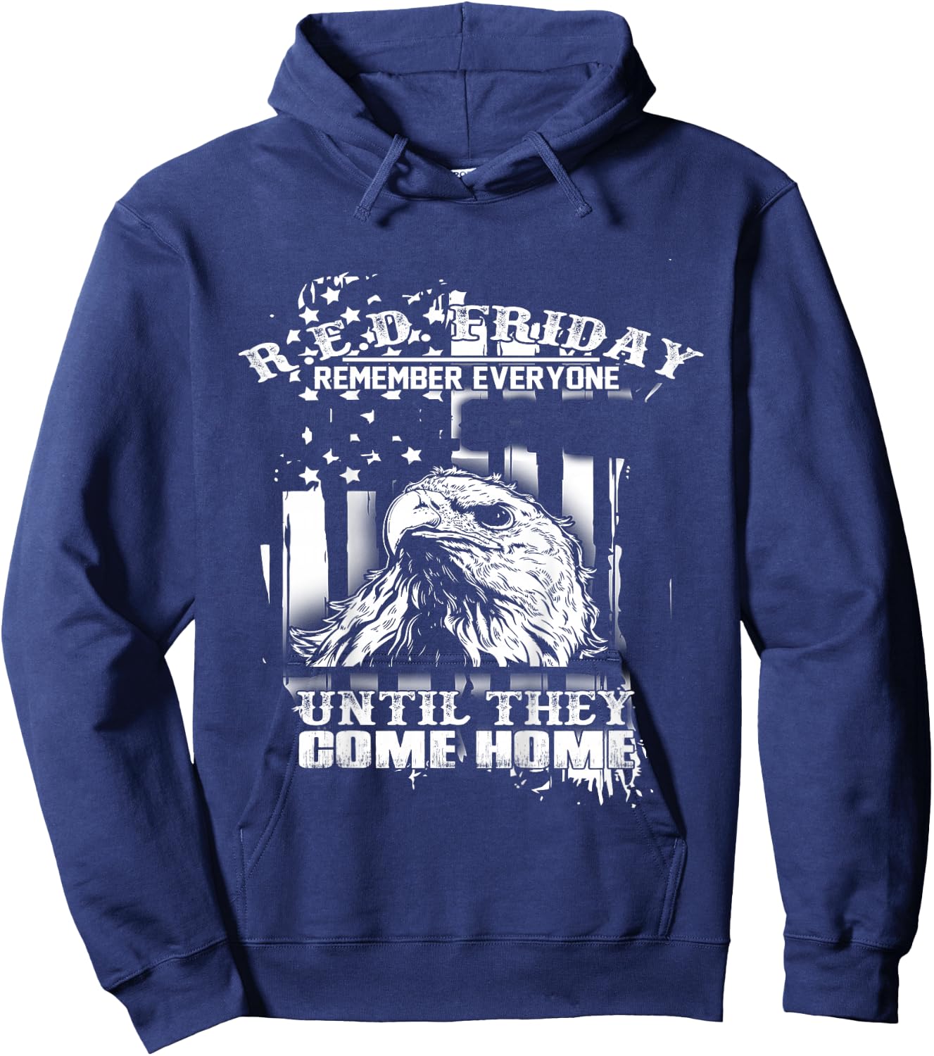 Kids Red Friday Kids Military Shirts Hoodie - Hoodie | Navy