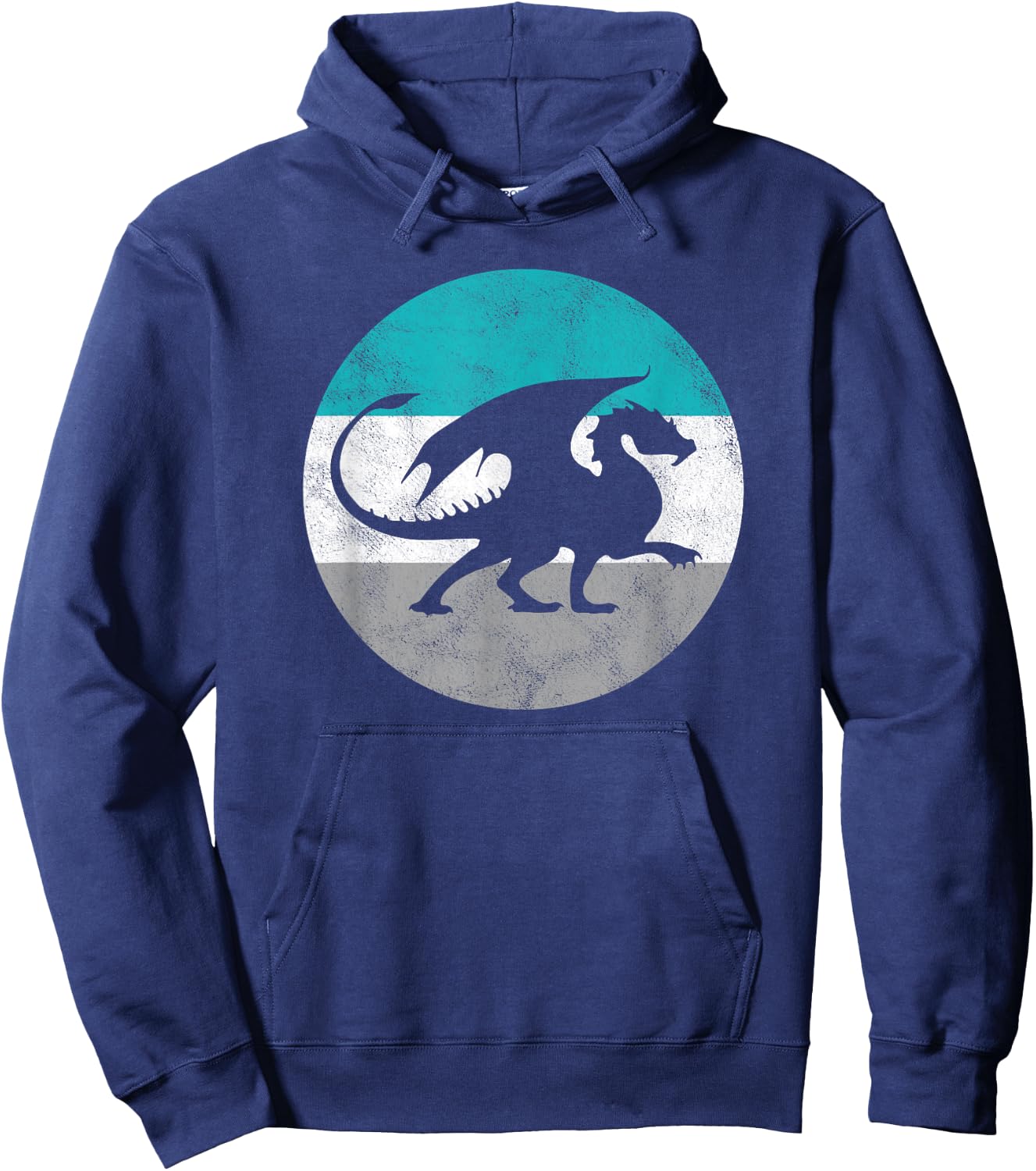 Dragon Gift Shirt Women Boys & Girls | Distressed Hoodie - Hoodie | Navy