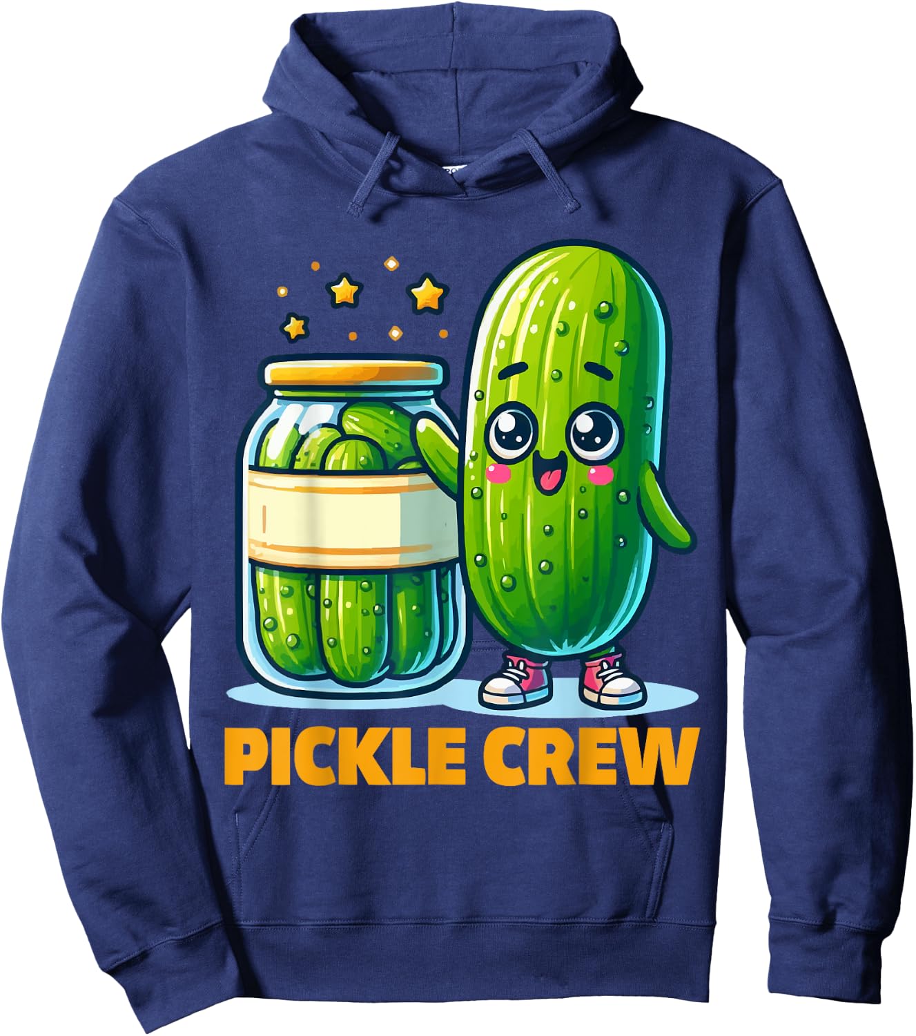 Pickle Crew Dill Cute Pickle Lover Hoodie - Hoodie | Navy