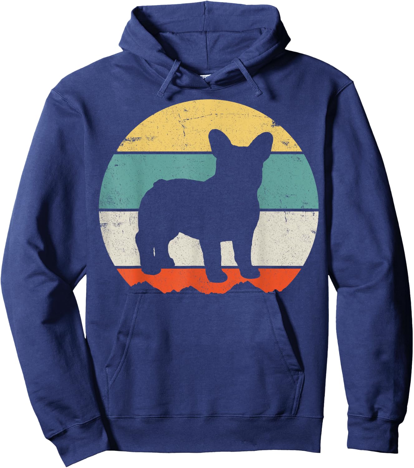 French Bulldog Women Girls Kids Hoodie - Hoodie | Navy