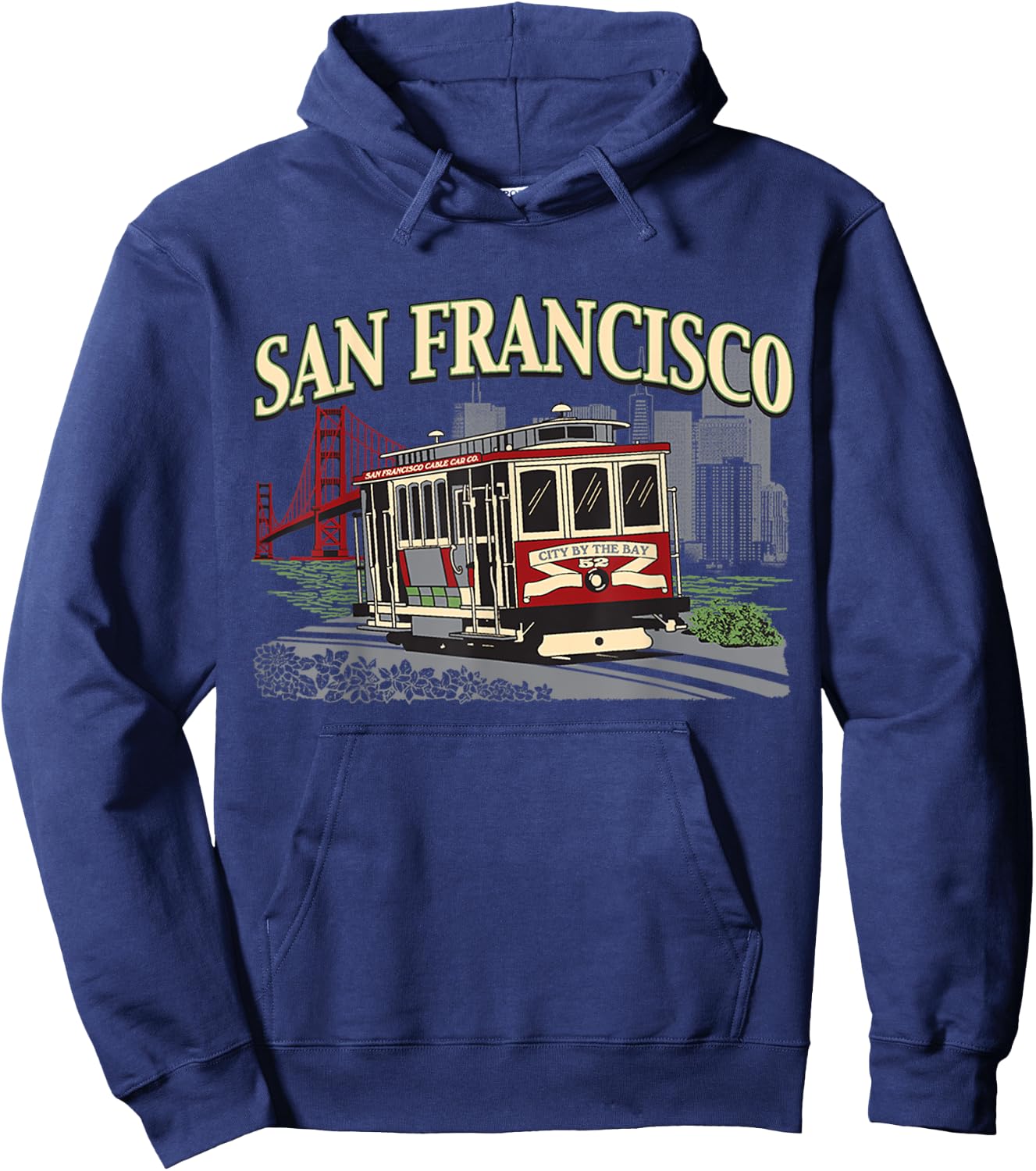 San Francisco Golden Gate California Republic Hoodie - Hoodie | Navy