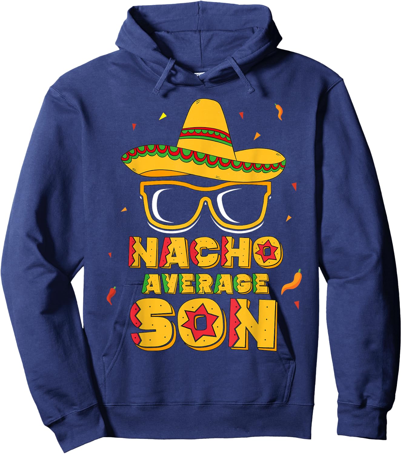 Nacho Average Son Cinco De Mayo Shirt Gift Boys Kids Hoodie - Hoodie | Navy