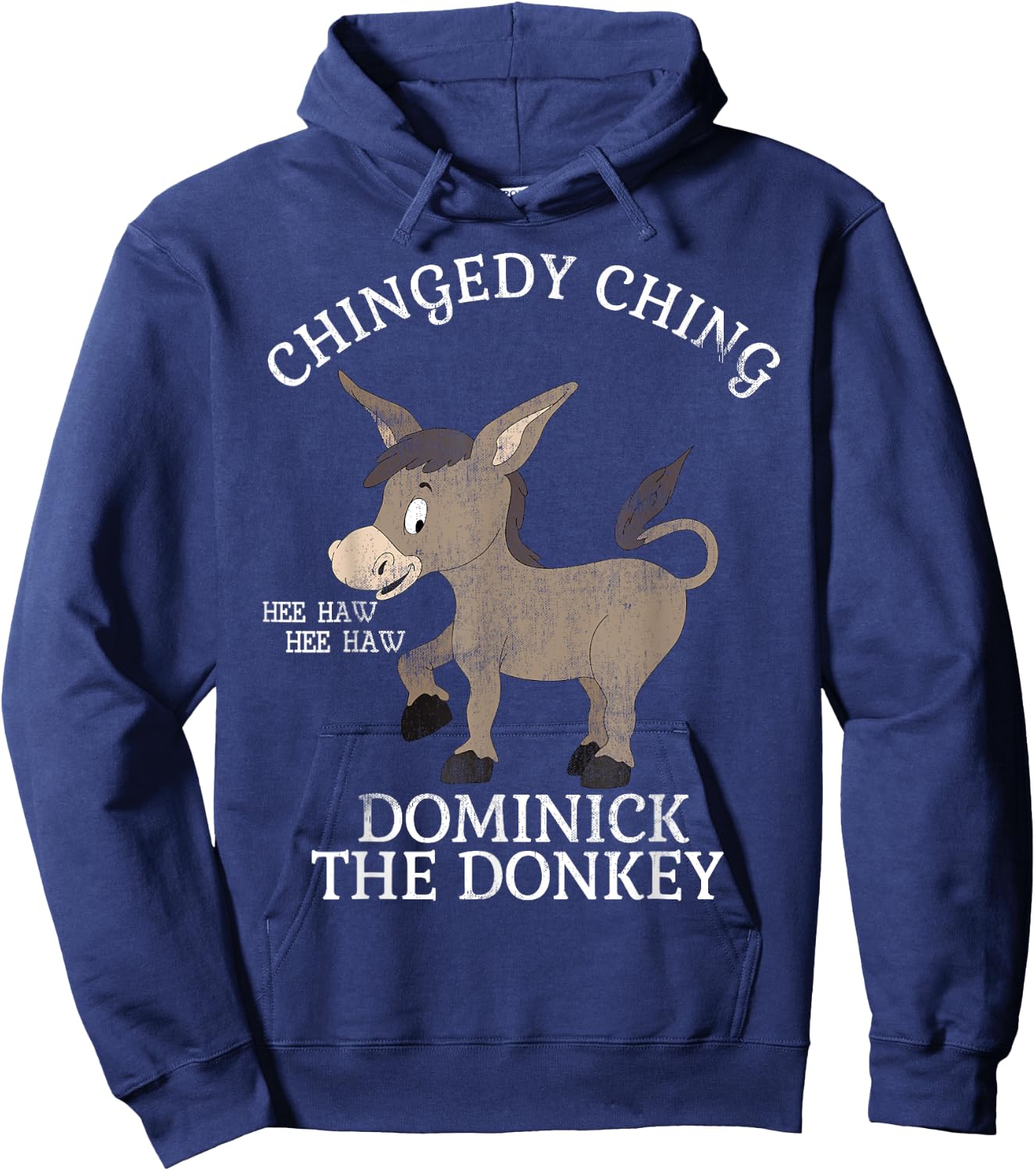 Chingedy Ching Hee Haw Hee Haw Donkey T Shirt Hoodie - Hoodie | Navy